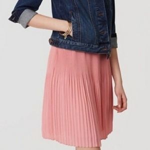 Loft Accordion Pleated Skirt Sz 6